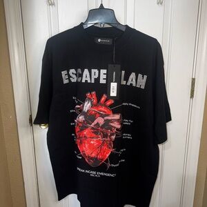 Escape Plan Realistic Heart Tee. Brand New in Bag. $160 retail.